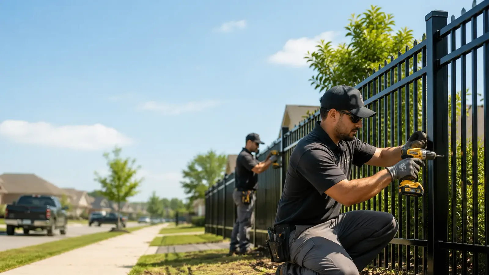 Metal Fence Installation in Tebbetts, MO